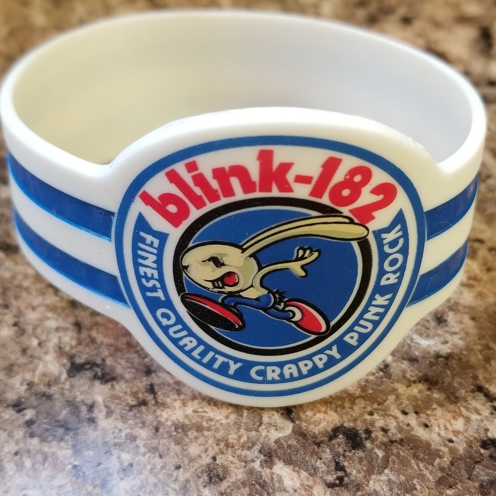 Blink-182 Punk Rock Band Rubber Bracelet